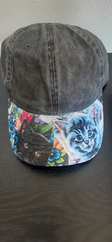 Kitten cat Baseball hat handdesigned