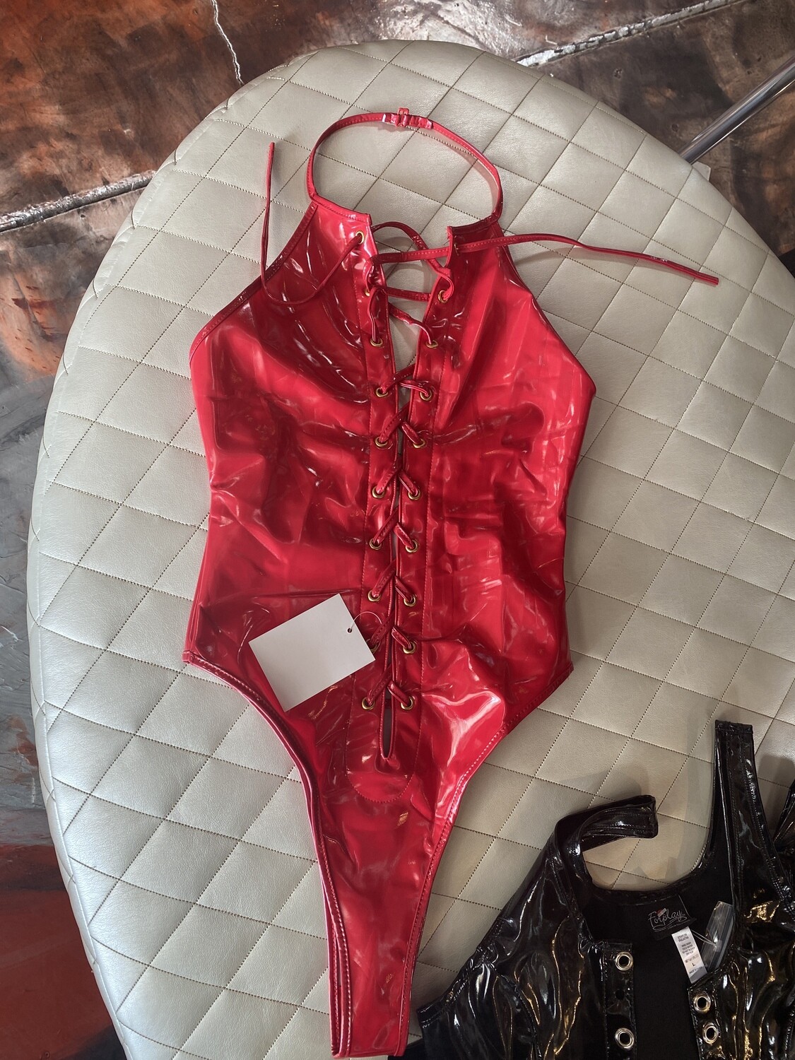Red Latex Body Suit