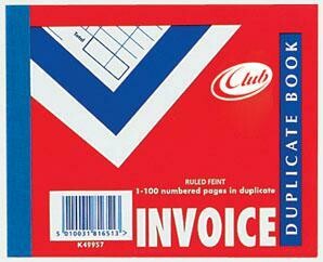 Invoice Book Small