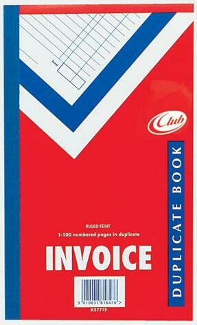 Invoice Book Large