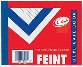Feint Duplicate Book Small
