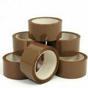Large Roll Packing Tape -  Brown