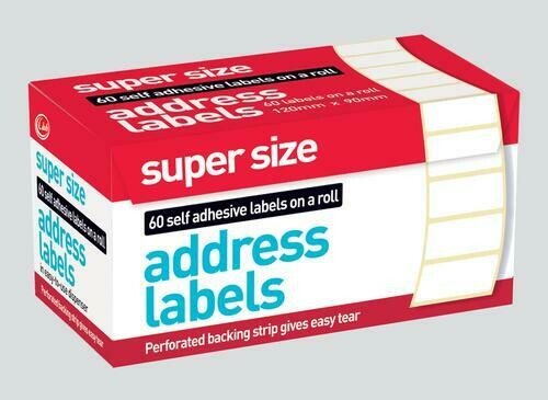 Address labels Supersize