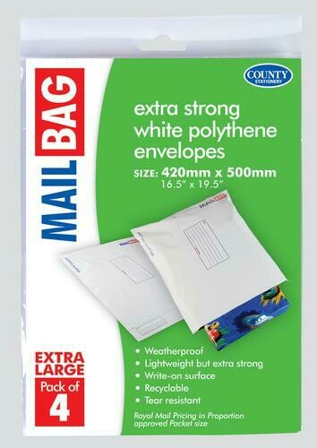 Mail Bags Extra Large x 4