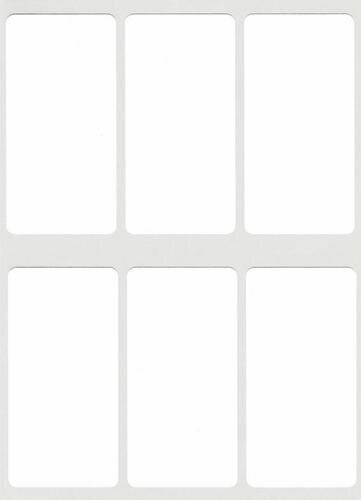 Labels 25 x 50mm White