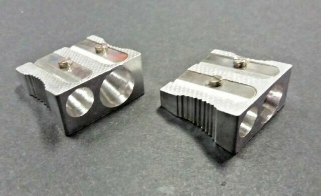 Double Metal Pencil Sharpner