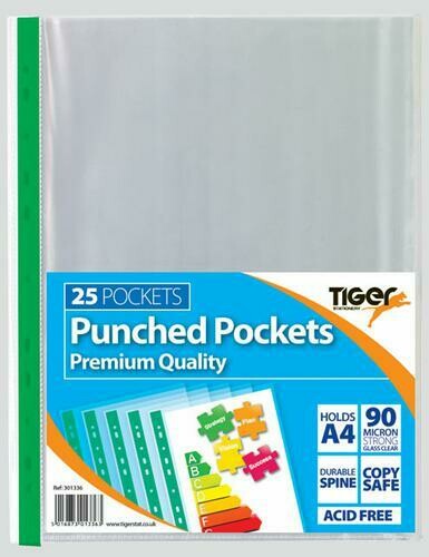 25 Punched Pockets