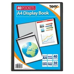 A4 Presentation File 40 Pockets
