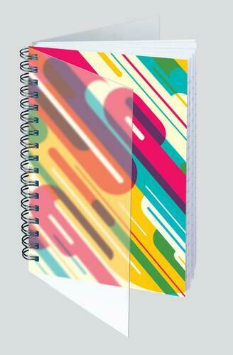 A6 Abstract Notebook Spiral bound