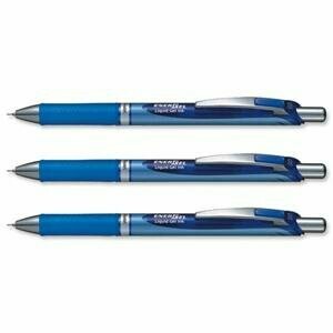 Pentel Energel Retractable Pen Blue x1