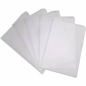Cut Flush Plastic Folders pack 10