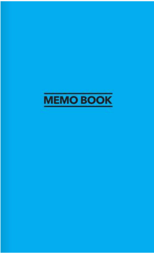 Memo Book Bright Colours