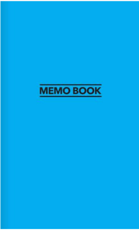 Memo Book Bright Colours