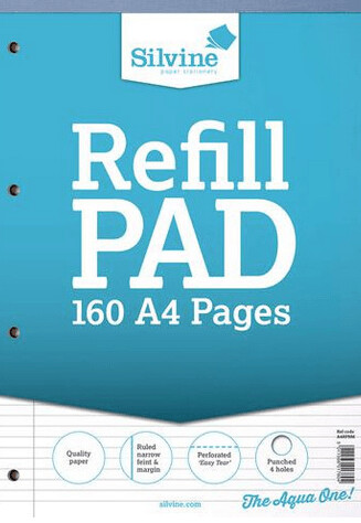 Silvine Refill Note Pad - A4