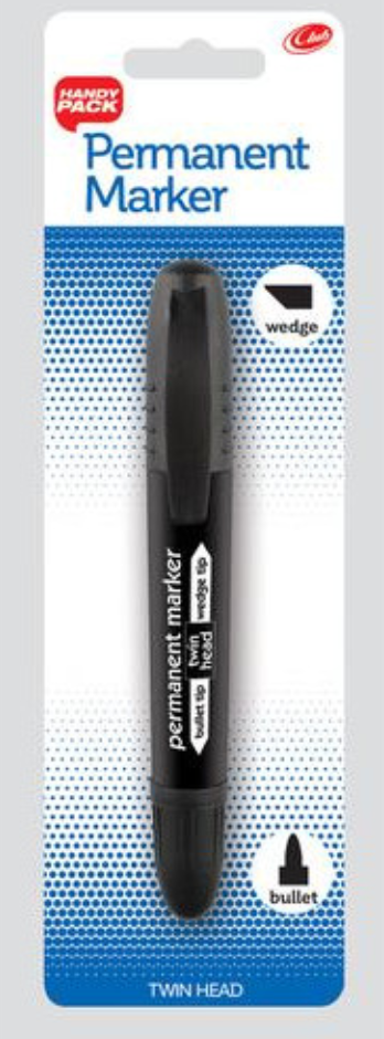 Twin Tip Black Marker