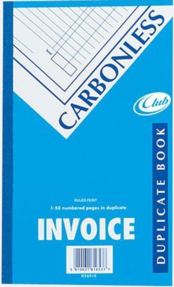 Carbonless Duplicate Invoice Book large