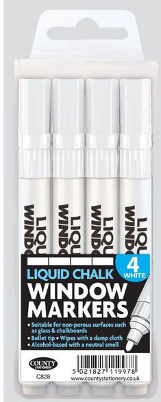 Chalk Markers set of 4