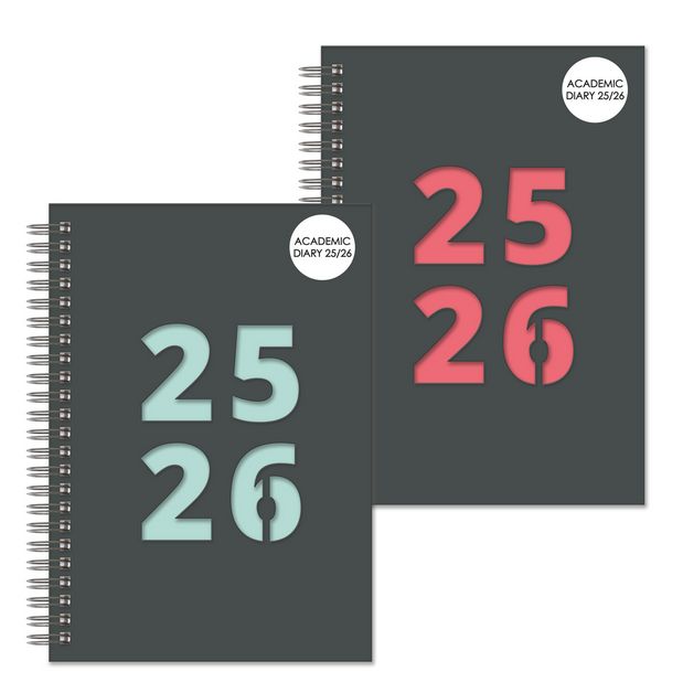 A5 Week to View Academic Diaries 2025-20206