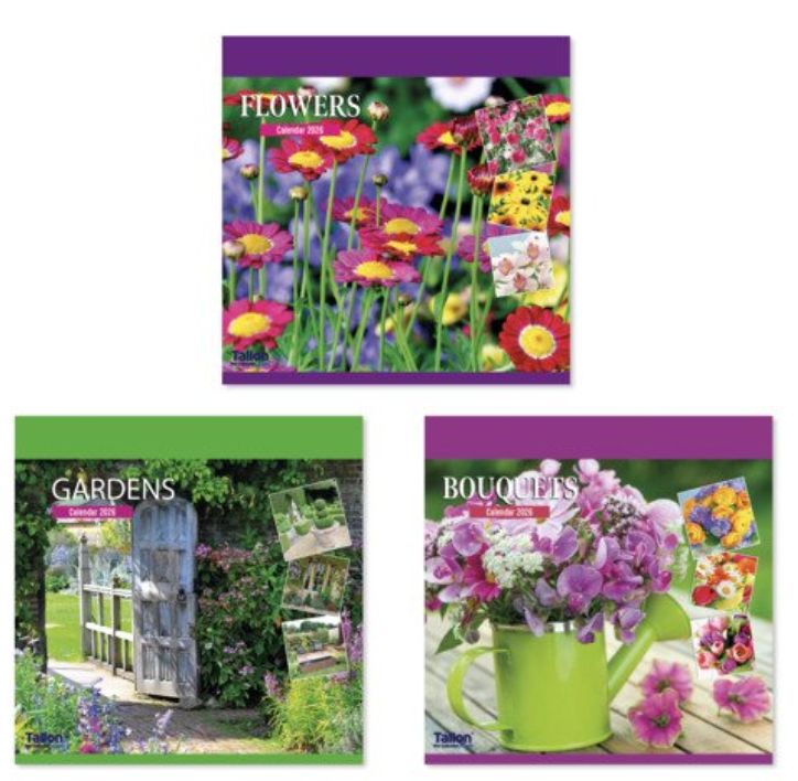 Garden, Bouquet or Flower 2026 Square Calendar