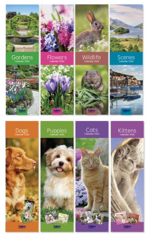 Slim 2026 Photographic Calendar