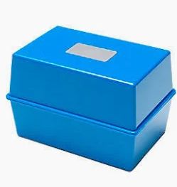 Record Card Box 6 x 4