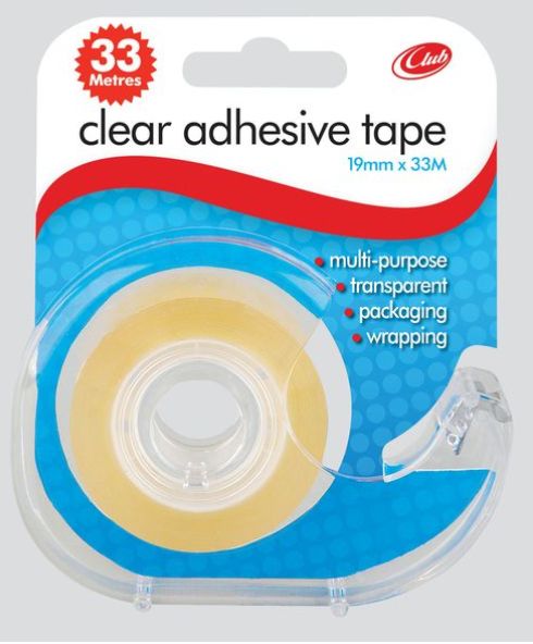 Clear Tape with Dispenser