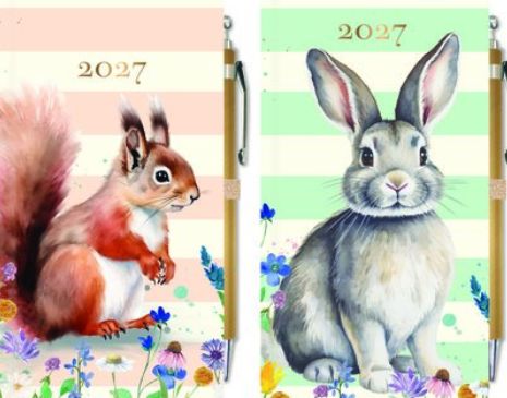 Slim Week to View Diary with Pen