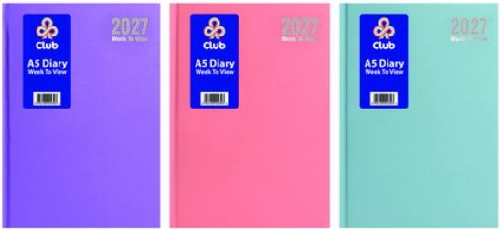 A5 Pastel Week to View Diary