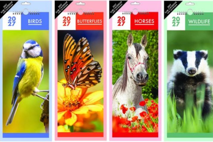 Slim Calendar 2027