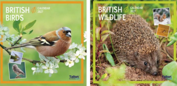 2027 British Birds or British Wildlife Calendar