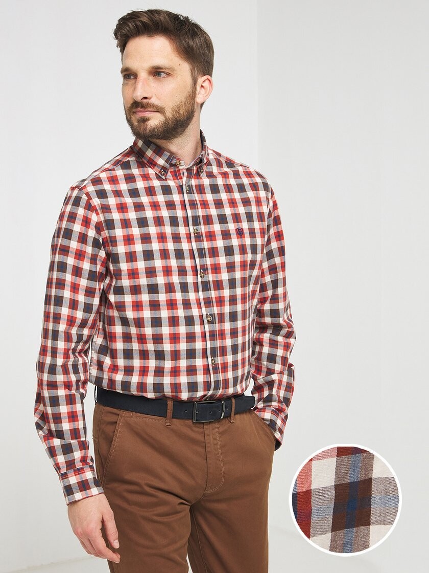 Chemise manches longues Cambridge homme