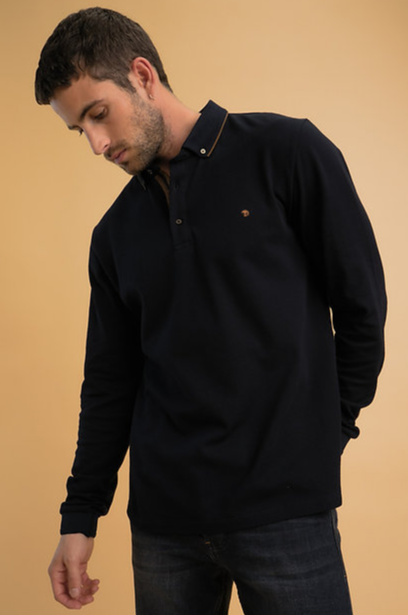 Polo manches longues Benson and Cherry homme