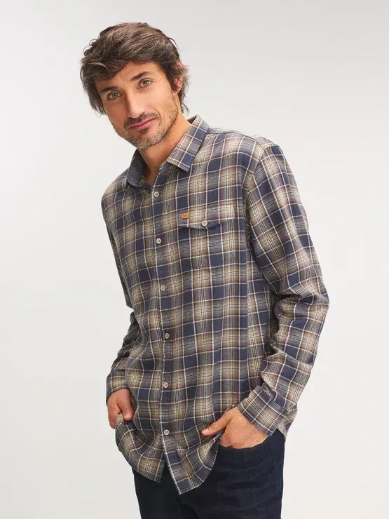 Chemise a carreaux TBS homme