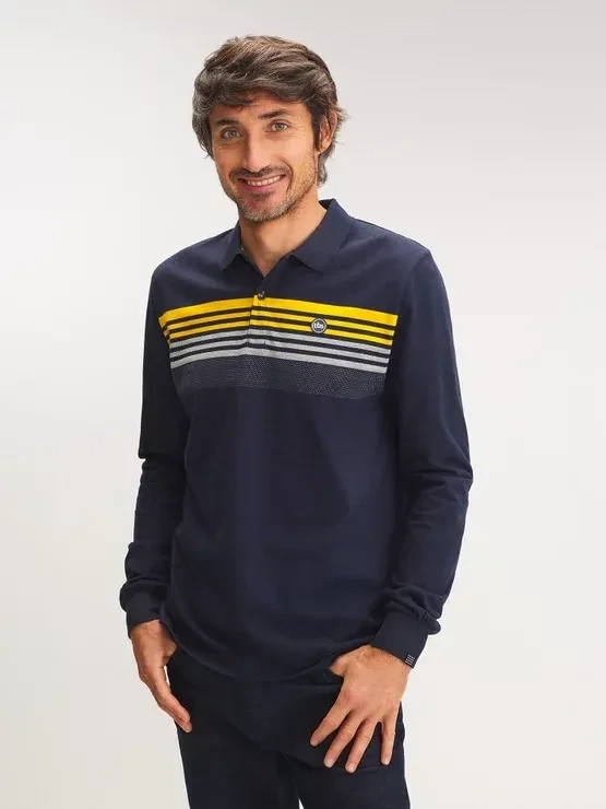 Polo manches longues TBS homme