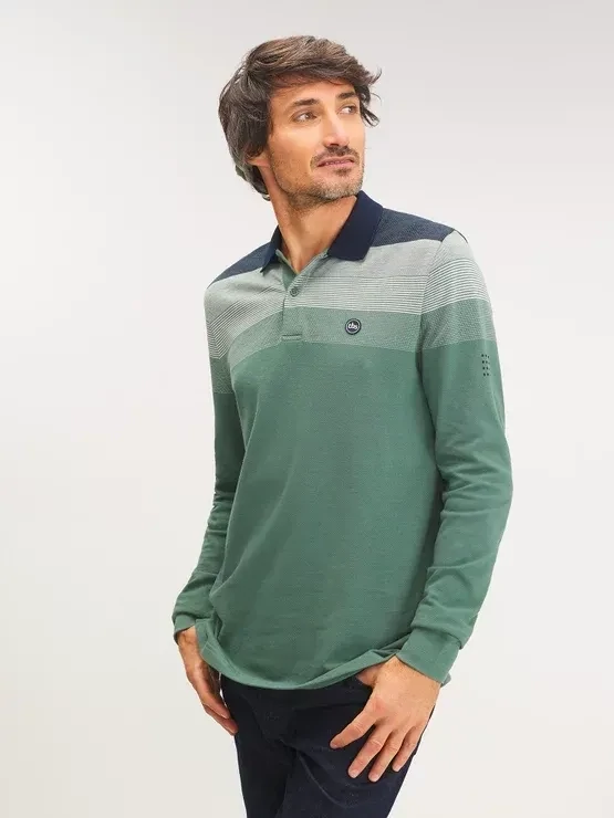 Polo manches longues TBS homme