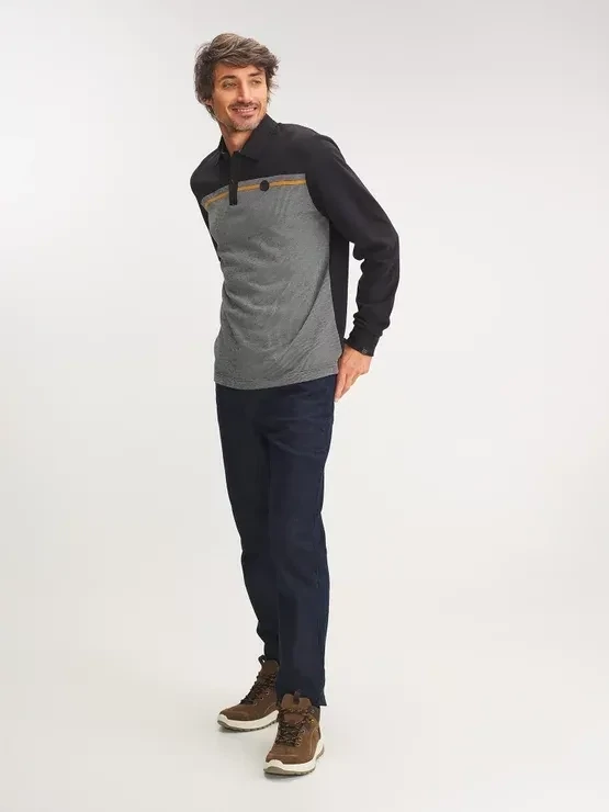 Polo manches longues TBS homme
