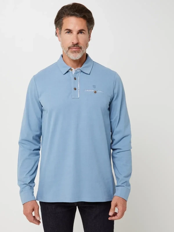 Polo manches longues Cambridge homme