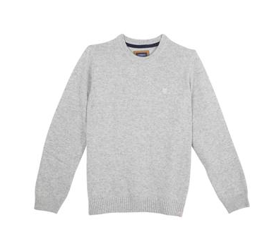 Pull col rond épais Cambridge homme