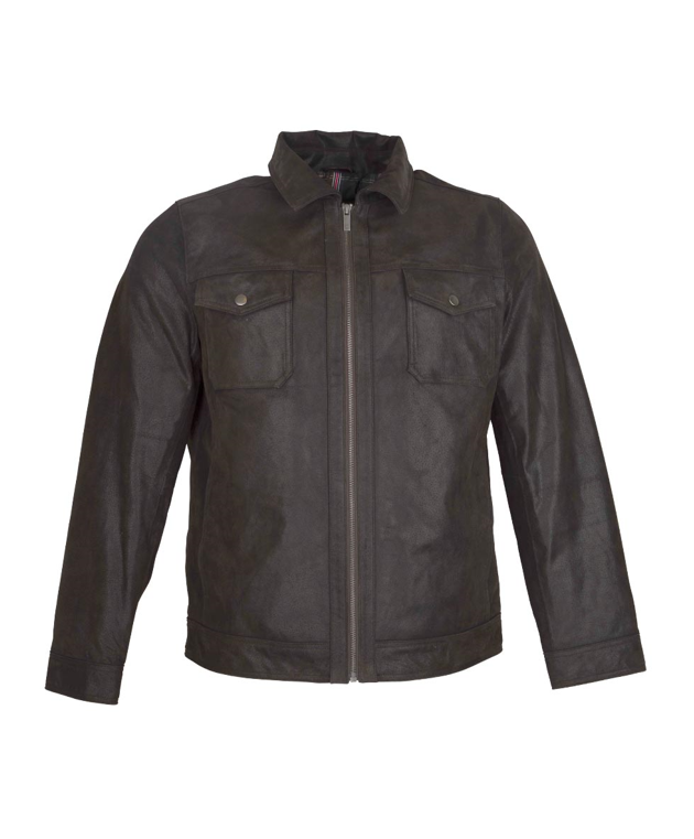 Veste en cuir Cambridge homme