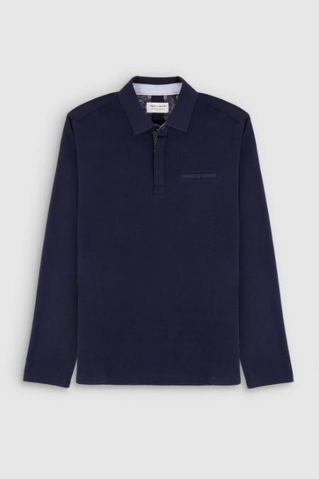 Polo manches longues Teddy Smith homme