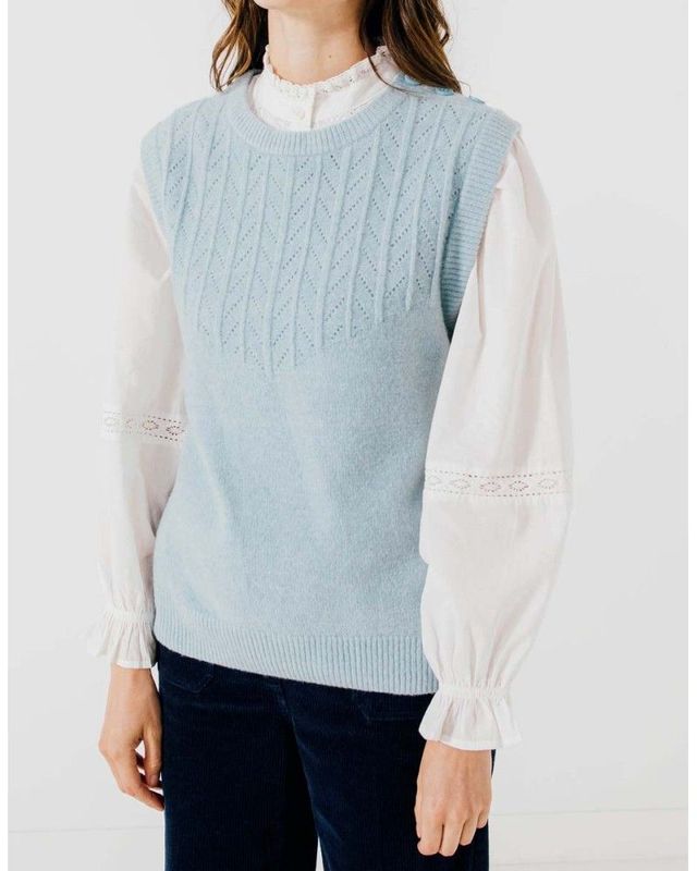 Pull sans manches c'est beau la vie