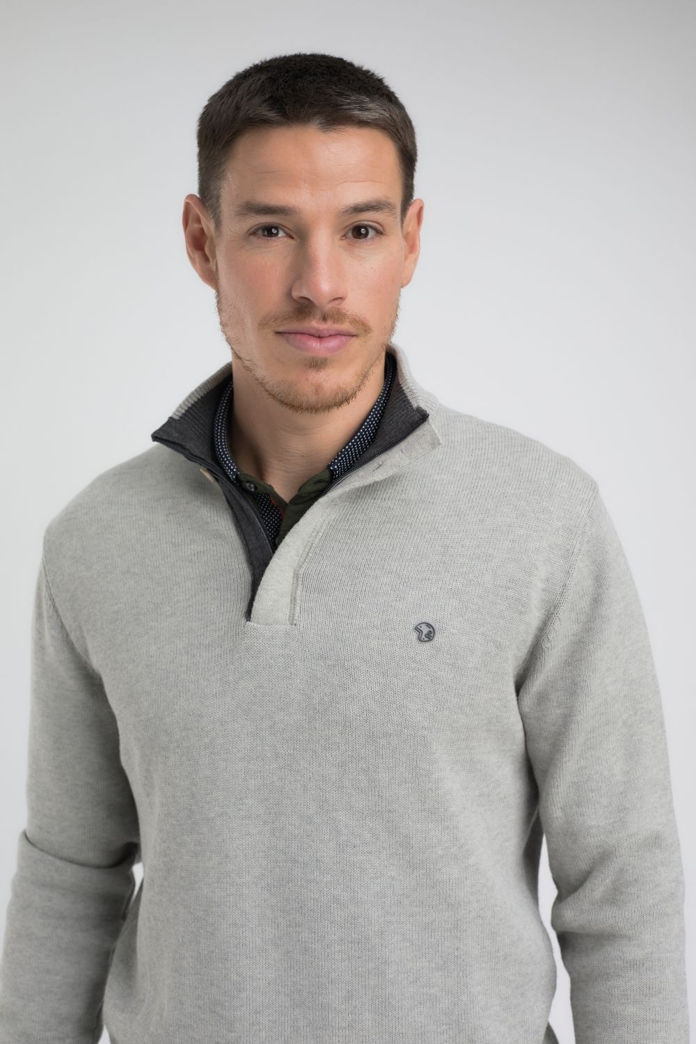 Pull col zip BENSON&CHERRY