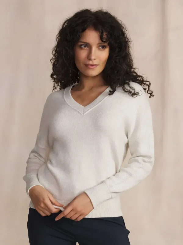 Pull TBS col V femme