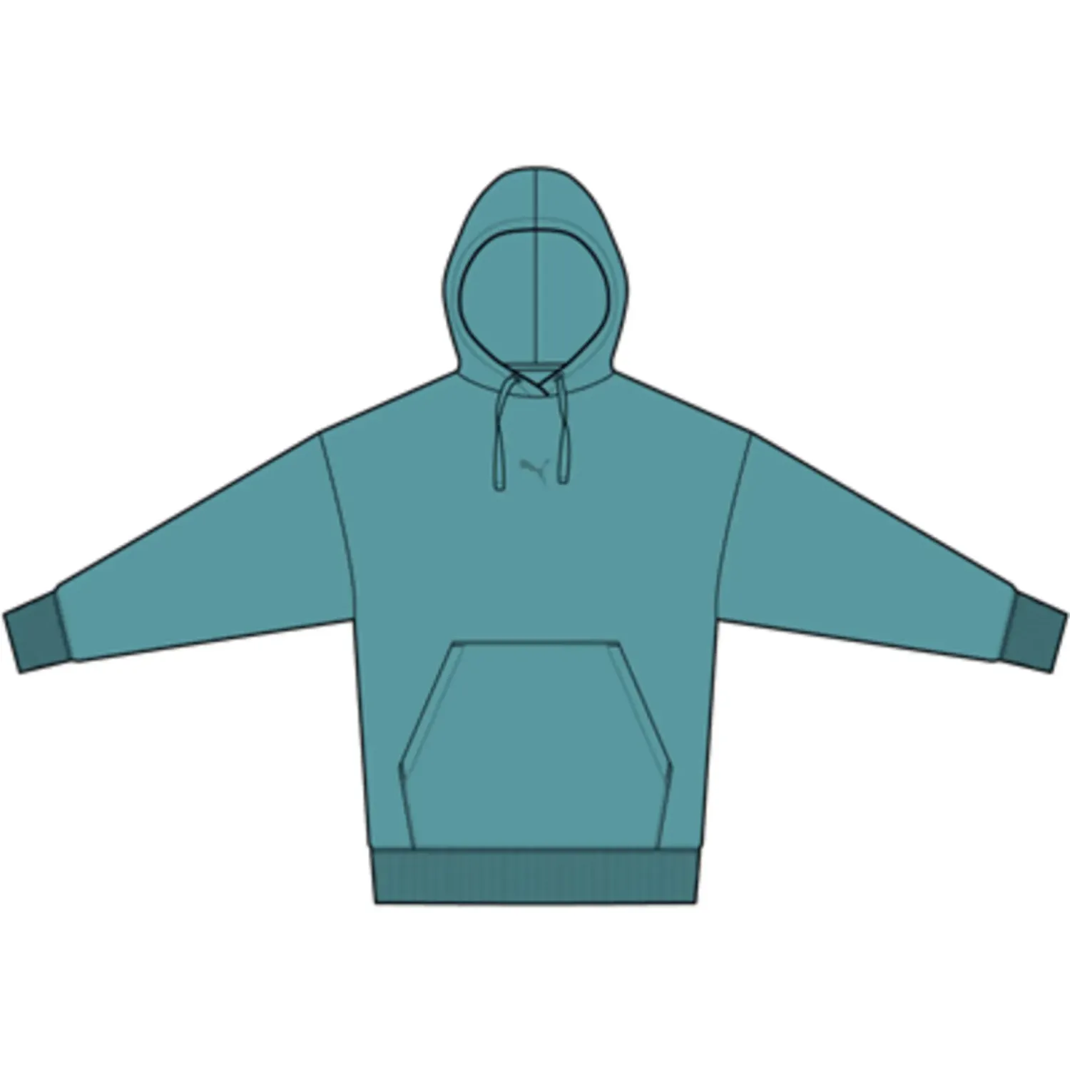 Sweat capuche puma femme