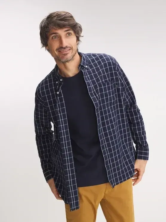 Chemise a carreaux TBS homme