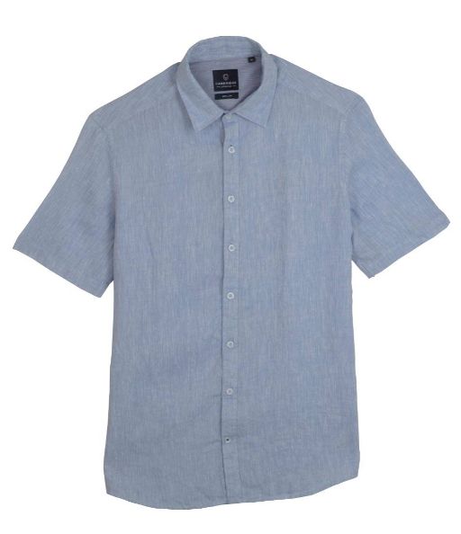 Chemise manches courtes Cambridge homme