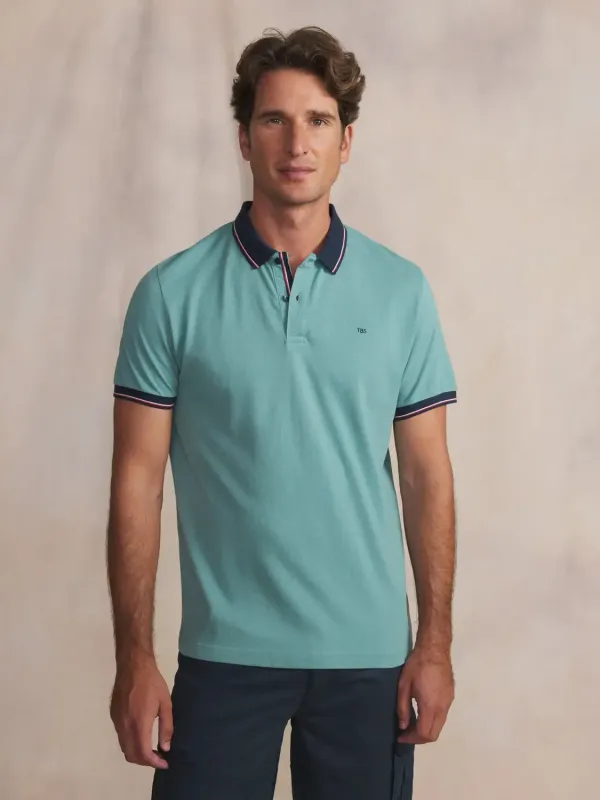 Polo manches courtes TBS homme