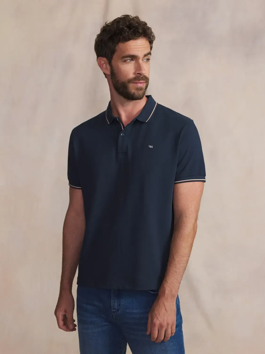 Polo manches courtes TBS homme