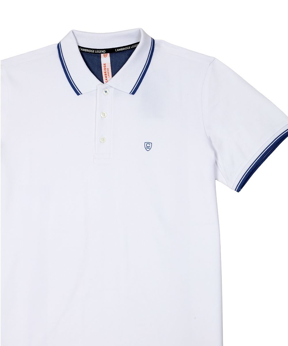 Polo manches courtes Cambridge homme