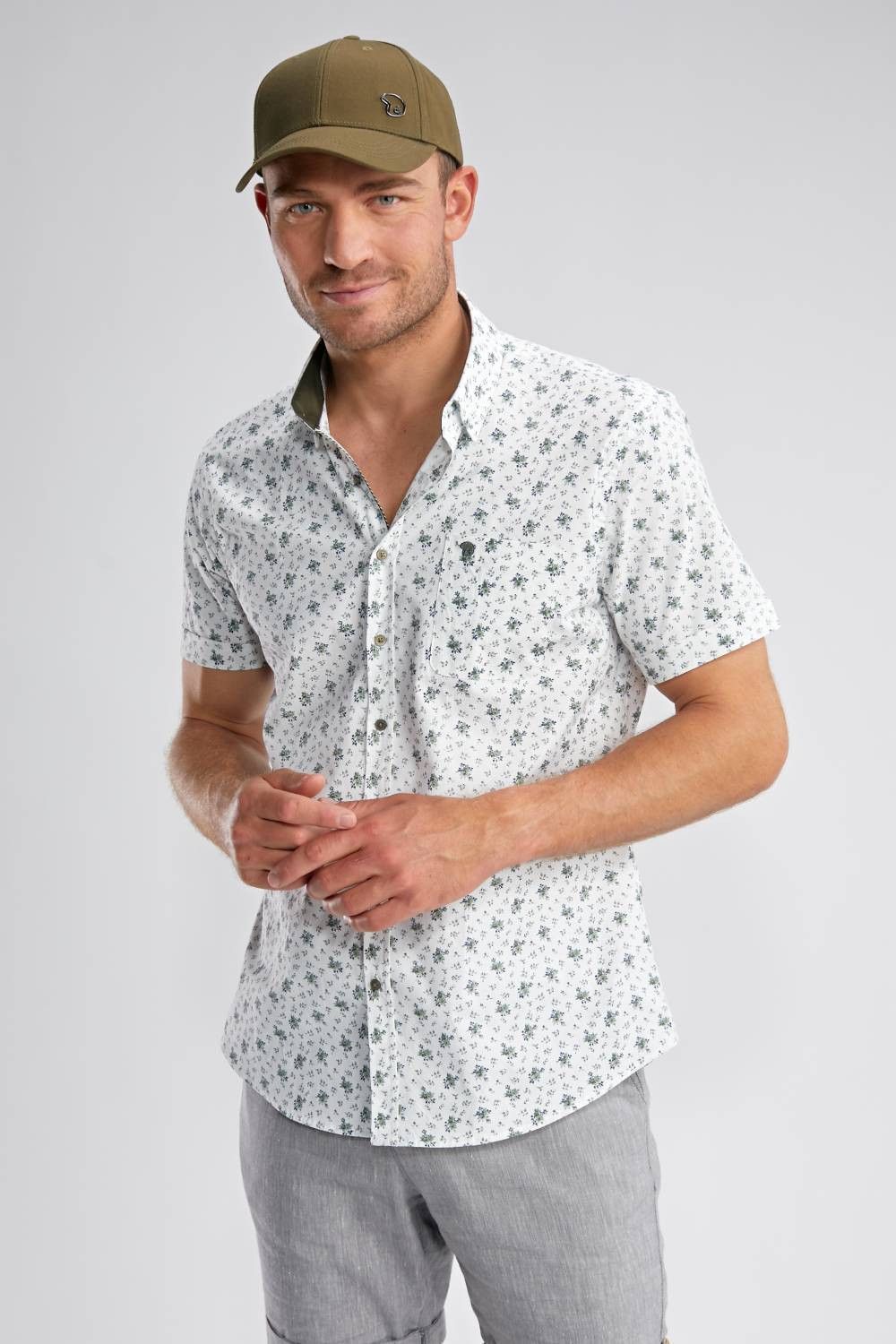 Chemise manches courtes Benson and Cherry homme